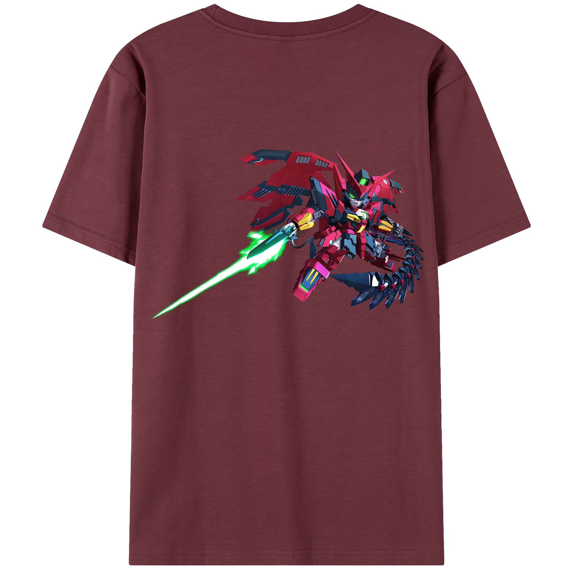 （画像用） 機動戦士ガンダム Mobile Suit Gundam 綿100％半袖Tシャツ（背面プリント）